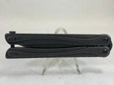 2015 BROUS BLADES Black Powder Coated Balisong Butterfly (1 of 500) w/ OMP BOX