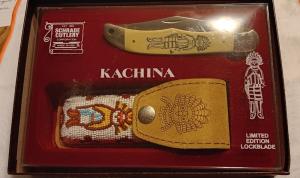 Schrade + USA KD Kachina Limited Edition knife w/ sheath. SN 07845 of 10,000