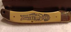 Schrade + USA KD Kachina Limited Edition knife w/ sheath. SN 07845 of 10,000