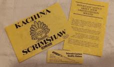 Schrade + USA KD Kachina Limited Edition knife w/ sheath. SN 07845 of 10,000