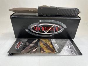 2016 MICROTECH Carbon Fiber Bronze ELMAX Ultratech D/E Automatic OTF w/ OMP BOX