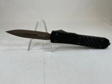 2016 MICROTECH Carbon Fiber Bronze ELMAX Ultratech D/E Automatic OTF w/ OMP BOX