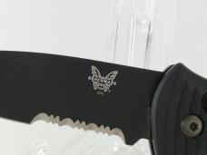1990s BENCHMADE 5000 Black Mel Pardue Presidio Automatic w/ Sheath