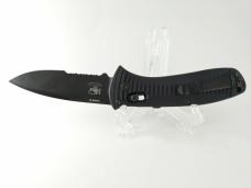 1990s BENCHMADE 5000 Black Mel Pardue Presidio Automatic w/ Sheath