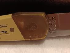 Schrade + USA SD. Sun Dance Limited Edition knife w/sheath. SN 0665 of 8,000