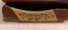 Schrade + USA SD. Sun Dance Limited Edition knife w/sheath. SN 0665 of 8,000
