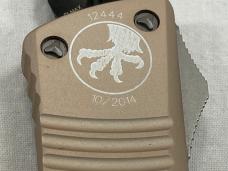2014 MICROTECH Black Finished ELMAX Combat Troodon D/E Automatic OTF w/ OMP BOX