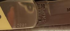 Schrade + USA LTD. The Gold Rush Limited Edition knife w/sheath. SN 0992 of 6,000