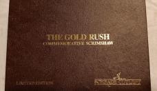 Schrade + USA LTD  The Gold Ruse Limited Edition knith w/sheath.  SN 1113 of 6,000
