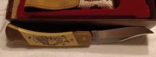 Schrade + USA BC. The Bear Cult Limited Edition knife w/ different sheath.  SN 1836 of 10,000