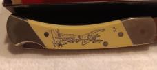 Schrade + USA MS. Morning Star Limited Edition knife w/sheath.  SN 7074 of 10,000