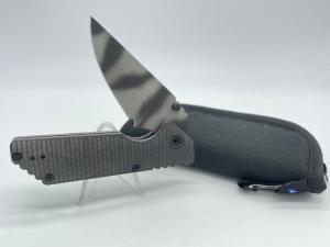 2007 STRIDER 15th Anniversary Tiger Stripe S30V Carbon Fiber AR LinerLock