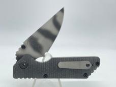 2007 STRIDER 15th Anniversary Tiger Stripe S30V Carbon Fiber AR LinerLock