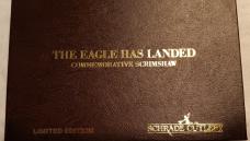 Schrade + USA LTD.  The Eagle Has Landed Commemorative Scrimshaw Limited Edition Knife 1955 of 6,000