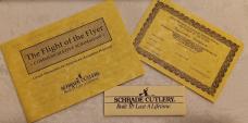 Schrade + USA LTD The Flight of "The Flyer" Limited Edition knife w/ sheath SN SS 61 of 6,000