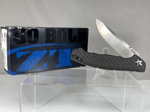 ZERO TOLERANCE 0452CF Sinkevich Design Carbon Fiber Flipper w/ OMP BOX