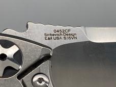 ZERO TOLERANCE 0452CF Sinkevich Design Carbon Fiber Flipper w/ OMP BOX
