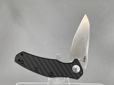 ZERO TOLERANCE 0770CF Carbon Fiber Assisted Flipper Liner Lock w/ OMP Box
