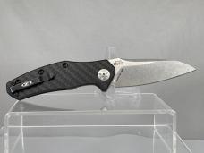 ZERO TOLERANCE 0770CF Carbon Fiber Assisted Flipper Liner Lock w/ OMP Box