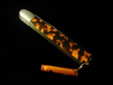 Great Eastern Cutlery GEC Smooth Tortoise Shell Acrylic Fish Keeper Knife 1 of 492 NIT USA 651222SS