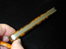 Great Eastern Cutlery GEC Smooth Tortoise Shell Acrylic Fish Keeper Knife 1 of 492 NIT USA 651222SS