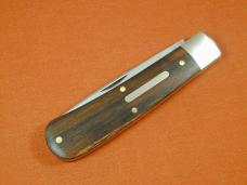 Great Eastern Cutlery GEC Brushed Finish Macassar Ebony Wood Mustang Knife NIT Made in USA 745125