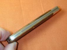 Great Eastern Cutlery GEC Brushed Finish Macassar Ebony Wood Mustang Knife NIT Made in USA 745125