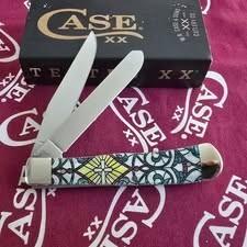 2022 Case Cross Trapper 6254 SS. Beautiful Smooth Natural Bone Color Wash Bone handles. NIB