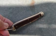 Browning Germany Folder Factory Mint 4" Closed 2 Blade Rosewood Handles Fancy Bail Mirror Polished
