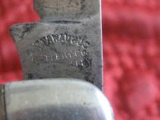 CATTARAUGUS 2 bl Pen knife with Pyremite scales Pattern 22684