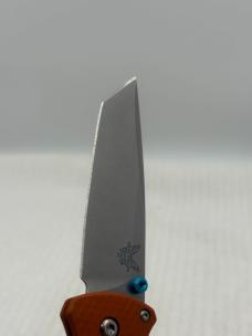 Benchmade 537-2301 Bailout 2023 Shot Show Special Limited Edition Orange/ Blue Made In USA