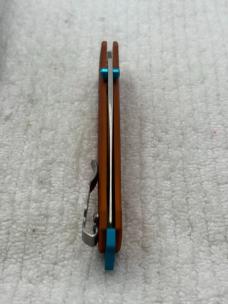 Benchmade 537-2301 Bailout 2023 Shot Show Special Limited Edition Orange/ Blue Made In USA