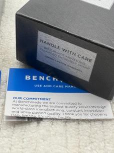 Benchmade 537-2301 Bailout 2023 Shot Show Special Limited Edition Orange/ Blue Made In USA