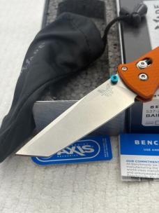 Benchmade 537-2301 Bailout 2023 Shot Show Special Limited Edition Orange/ Blue Made In USA