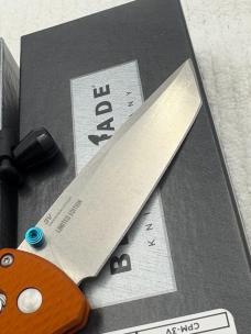 Benchmade 537-2301 Bailout 2023 Shot Show Special Limited Edition Orange/ Blue Made In USA