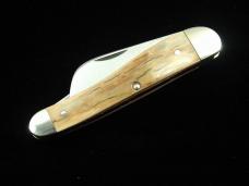 Titusville Cutlery Mammoth Ivory Bark Rooster Comb Farmer Knife Super Rare 1 of 70 COA USA Made 2024