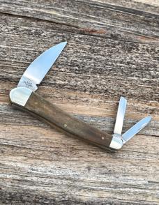 CASE XX ** 2017 ORANGE GIRAFFE BONE SEAHORSE WHITTLER