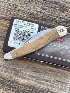 CASE XX ** 2017 ORANGE GIRAFFE BONE SEAHORSE WHITTLER