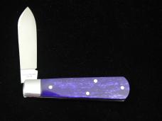 Beaver Falls Cutlery Co Smooth Purple Bone Jack Knife NIT Cooper Cutlery Made in USA PUR