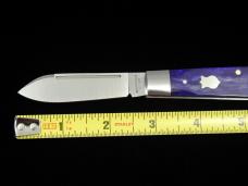 Beaver Falls Cutlery Co Smooth Purple Bone Jack Knife NIT Cooper Cutlery Made in USA PUR
