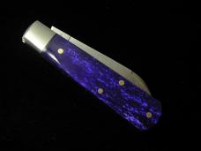 Beaver Falls Cutlery Co Smooth Purple Bone Jack Knife NIT Cooper Cutlery Made in USA PUR