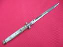 Brand New Old Stock "INOX" 13 Inch Brazilian Horn ITALIAN STILETTO Switchblade Knife