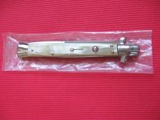 Brand New Old Stock "INOX" 13 Inch Brazilian Horn ITALIAN STILETTO Switchblade Knife