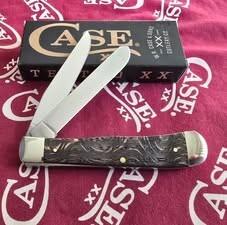 2025 Case Trapper 7254 SS. Beautiful Smooth Black Curly Oak wood handles. Never used or carried