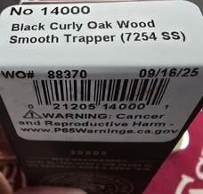 2025 Case Trapper 7254 SS. Beautiful Smooth Black Curly Oak wood handles. Never used or carried