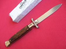 Italian Limited Edition Manual Open Swing Guard Stiletto Knife - A.G.A CAMPOLIN Italy