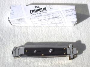 NEW A.G.A. CAMPOLIN 9" MALTESE WITH BEAUTIFUL EXOTIC AFRICAN EBONY WOOD, MANIAGO ITALY