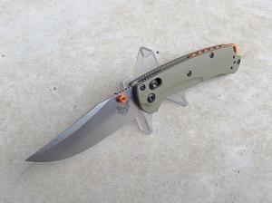Benchmade Mini Taggedout - 15534 AXIS Lock Folding Knife OD Green G-10 Handle S45VN Blade - New