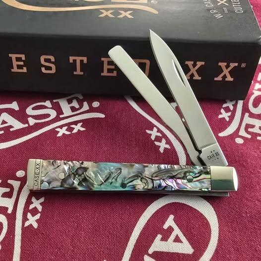 2025 Case Baby Doc 8282SP SS. Beautiful Abalone handles. Never used or carried.