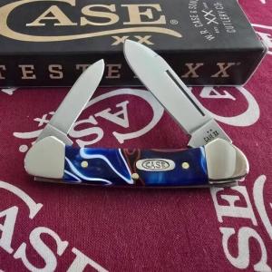 Case XX SS USA 9 Dot (1981) Appaloosa Bone A62009 1/2 Barlow Knife